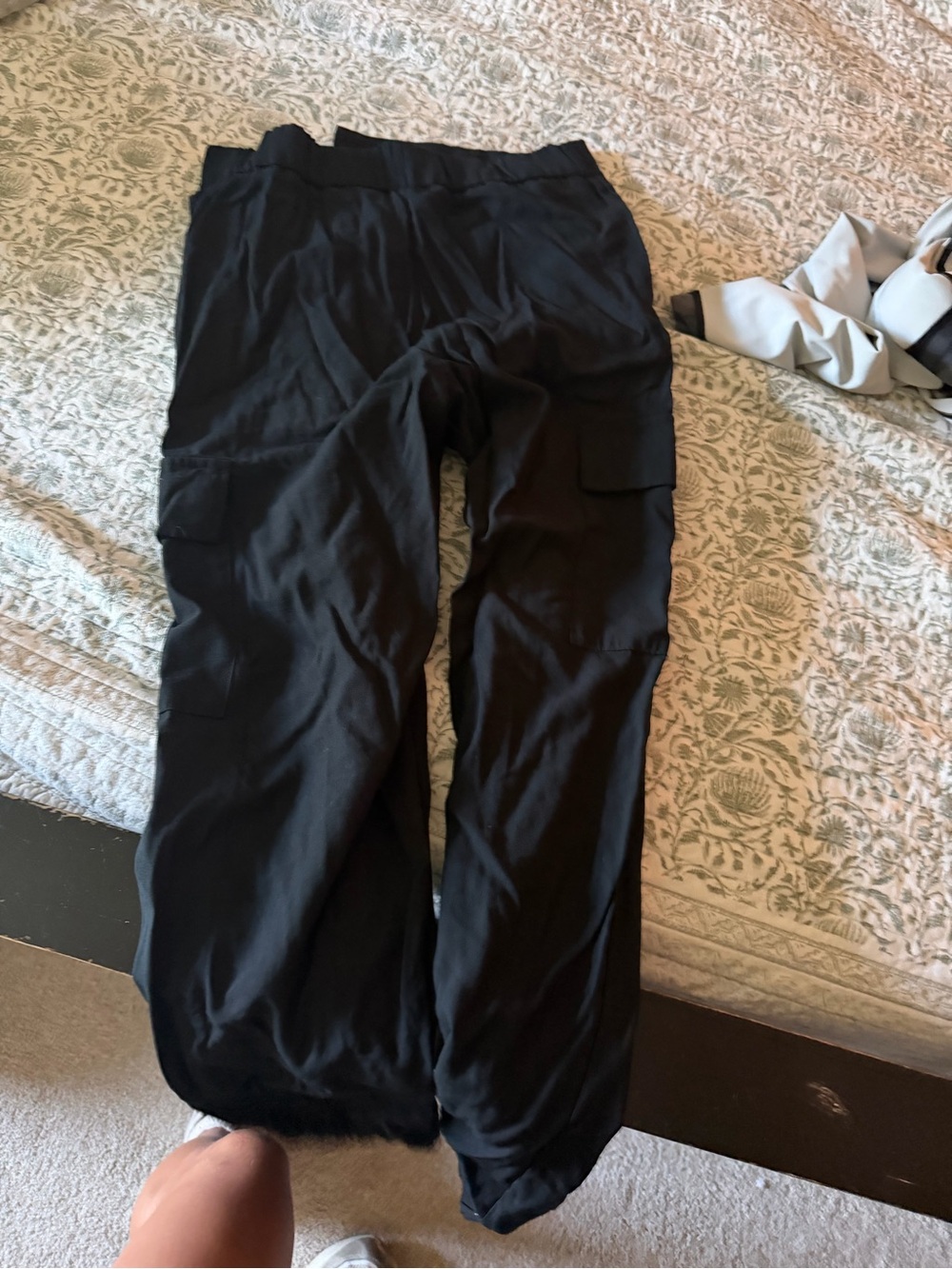 a new day Black Cargo Jogger Pants